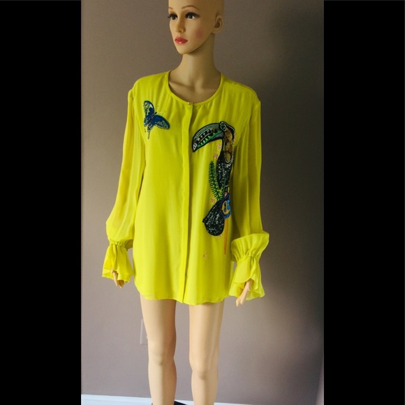 🎉HP🎉Roberto Cavalli Blouse EU42 - Picture 15 of 15